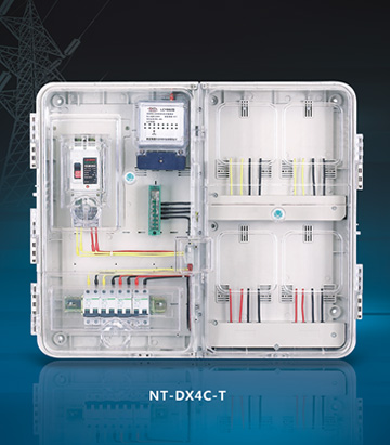 NT-DX4C-T Total control box transparent meter box
