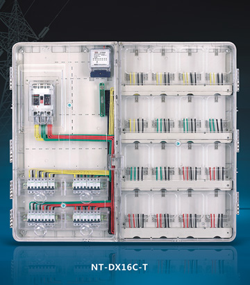 NT-DX16C-T Total control box transparent meter box